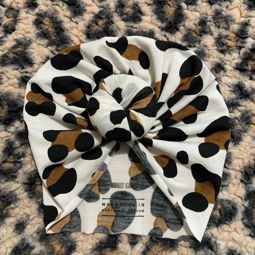 Bunny knots knotted turban